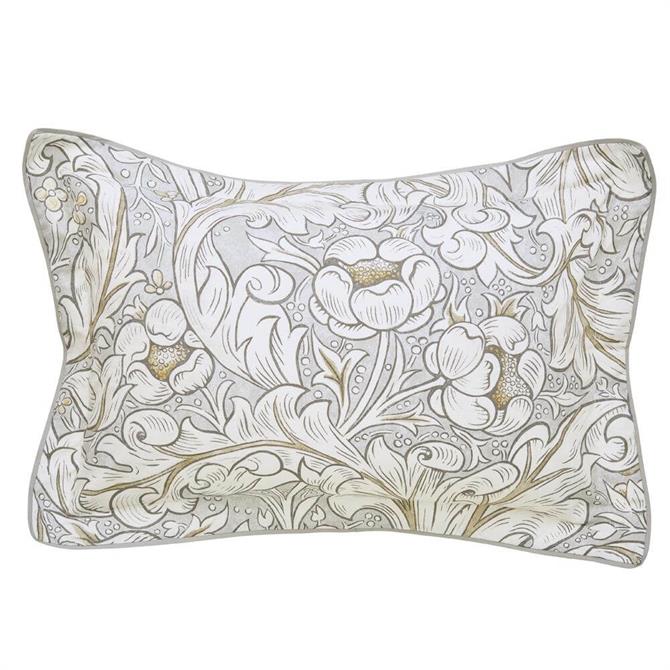 Morris & Co Pure Bachelors Button Stone & Linen Oxford Pillowcase
